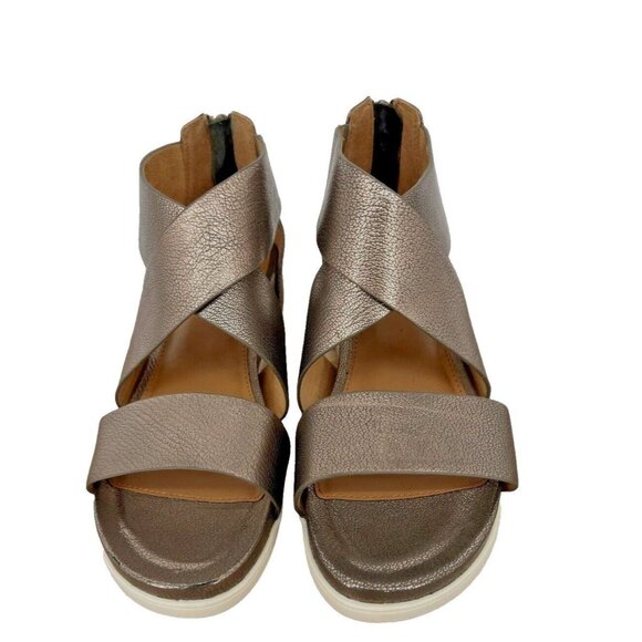 Comfortiva Pacifica Casual Sandal Anthracite Metallic Gray US 6.5 Eur/37 - Picture 4 of 9